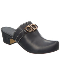 Ferragamo Phobos Leather Mule