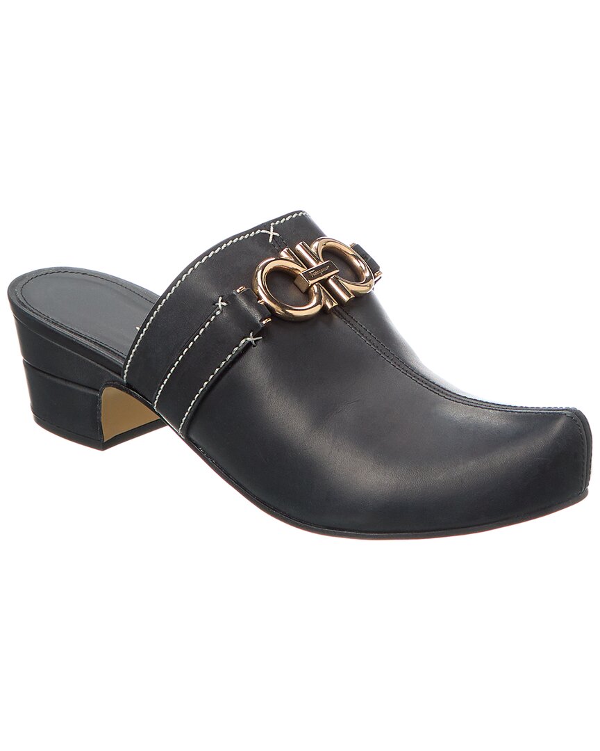 Ferragamo Phobos Leather Mule