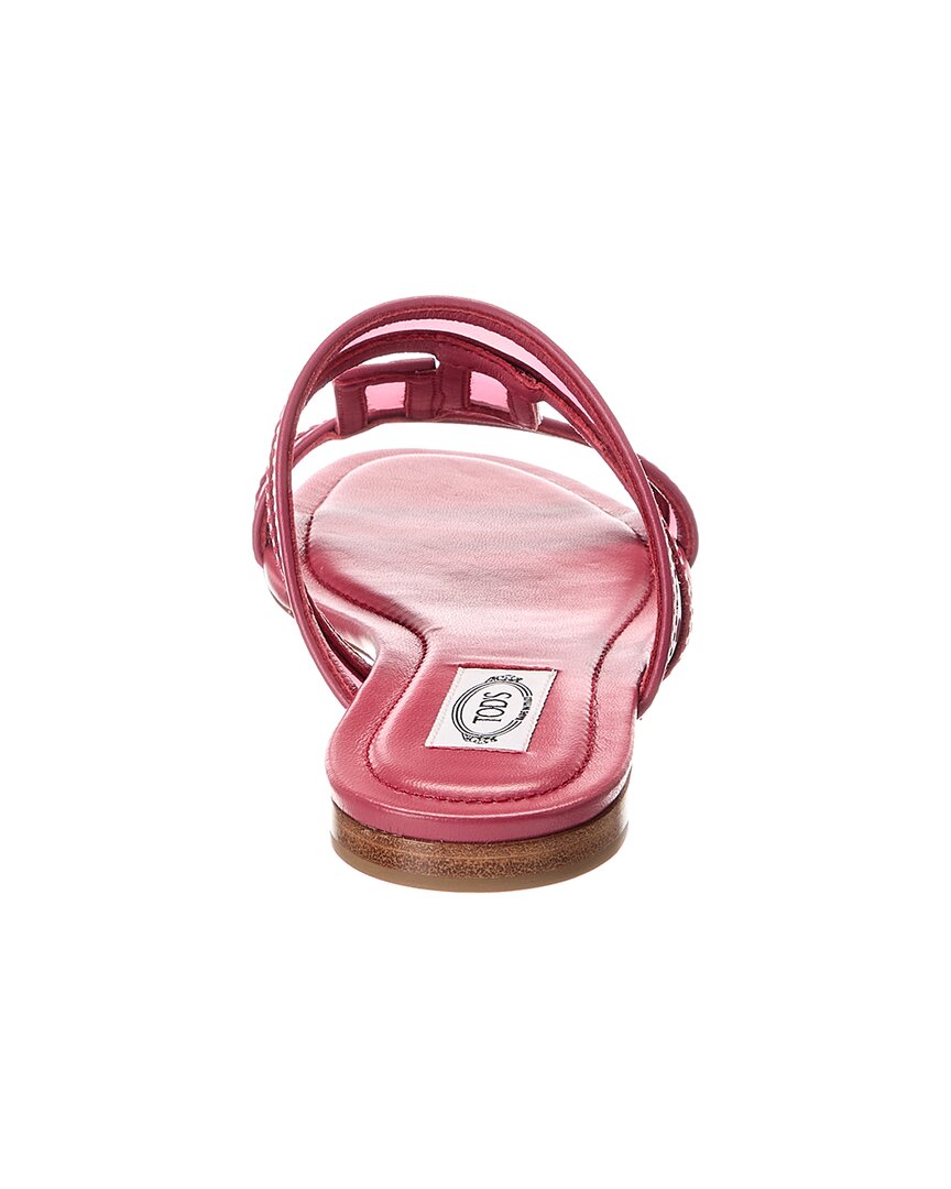 Tod’S Leather & Vinyl Sandal