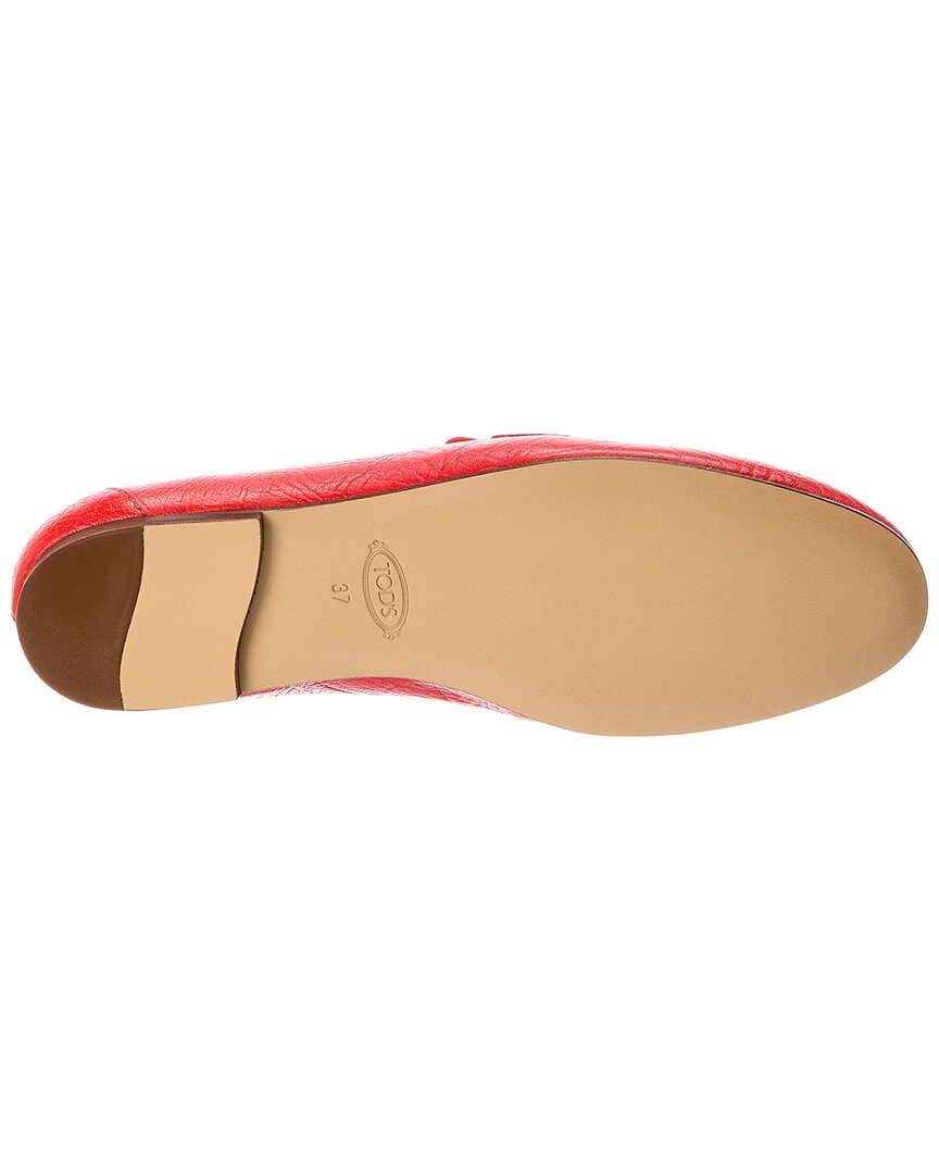 Tod’S Cuoio Leather Loafer