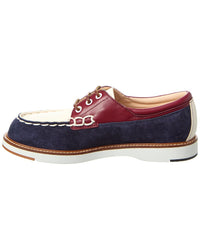 Tod’S Leather & Suede Boat Shoe