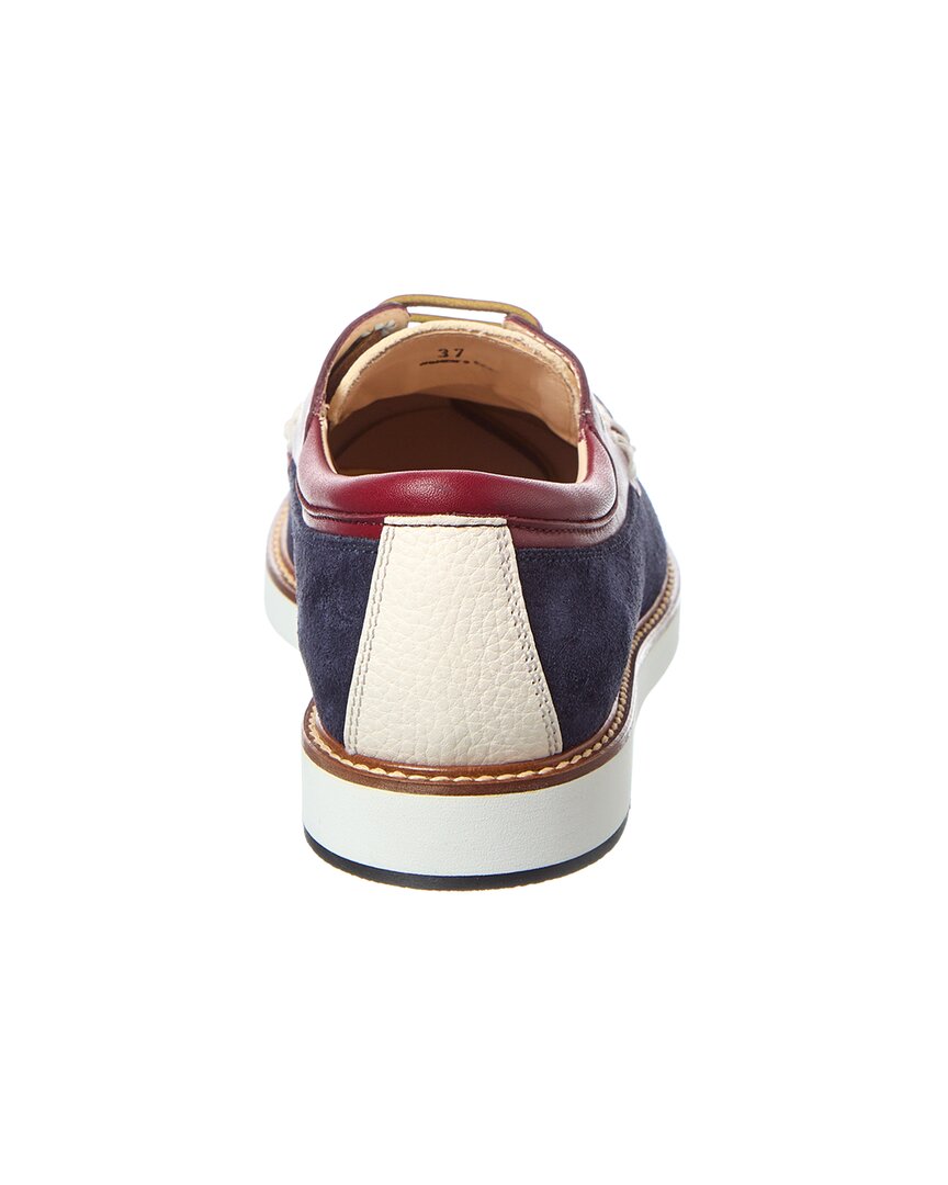 Tod’S Leather & Suede Boat Shoe