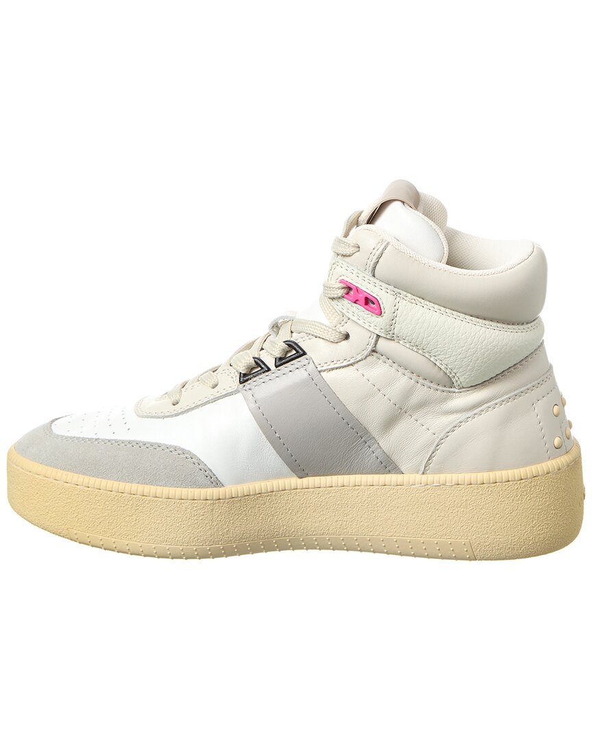 Tod’S Cassetta Leather High-Top Sneaker