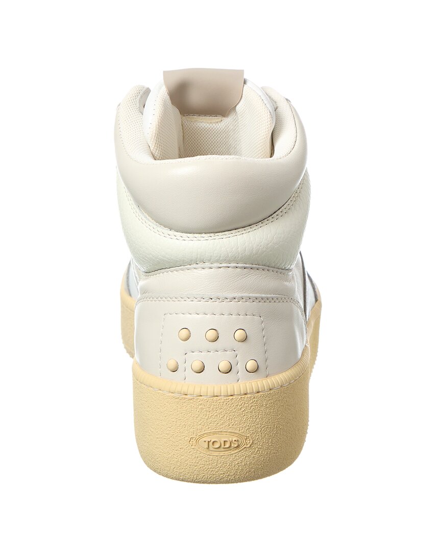 Tod’S Cassetta Leather High-Top Sneaker