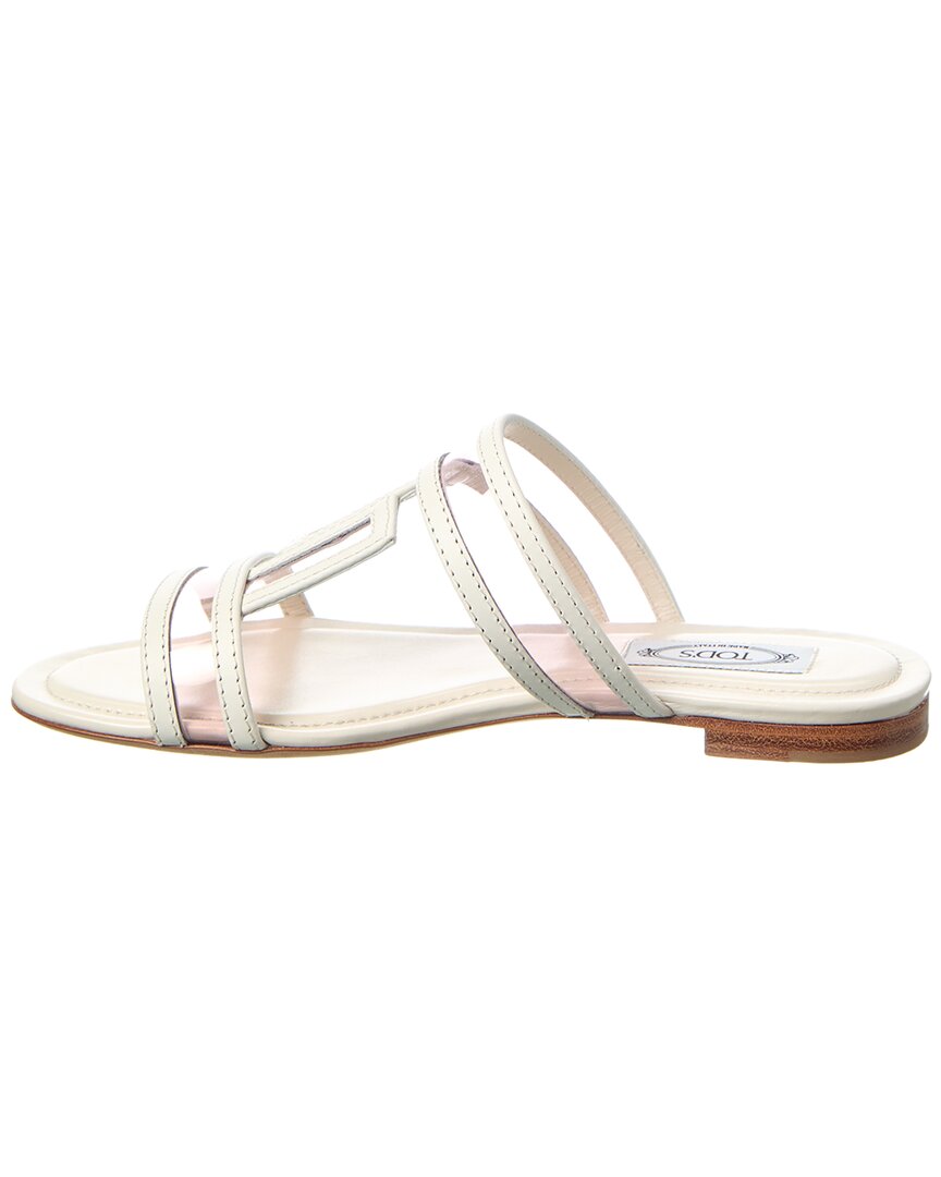 Tod’S Vinyl & Leather Sandal