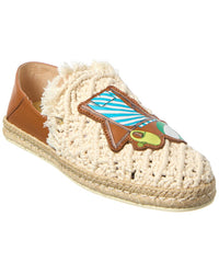 Tod’S Leather Espadrille White