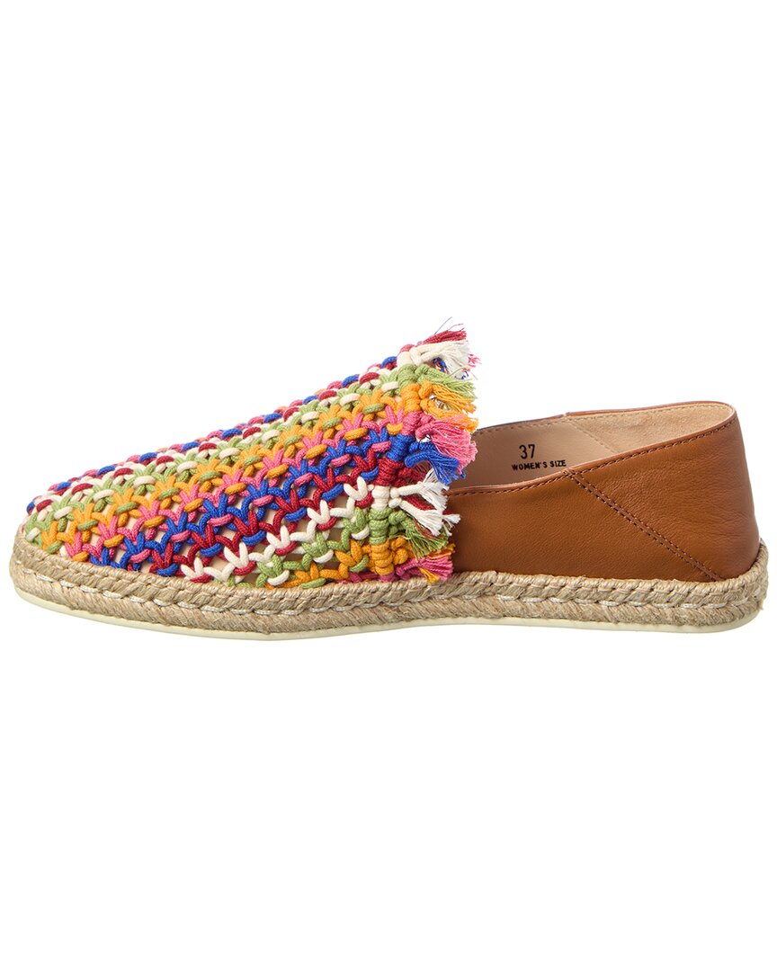 Tod’S Gomma Leather Espadrille