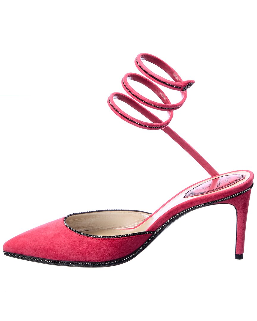 René Caovilla Cleo Suede Pump