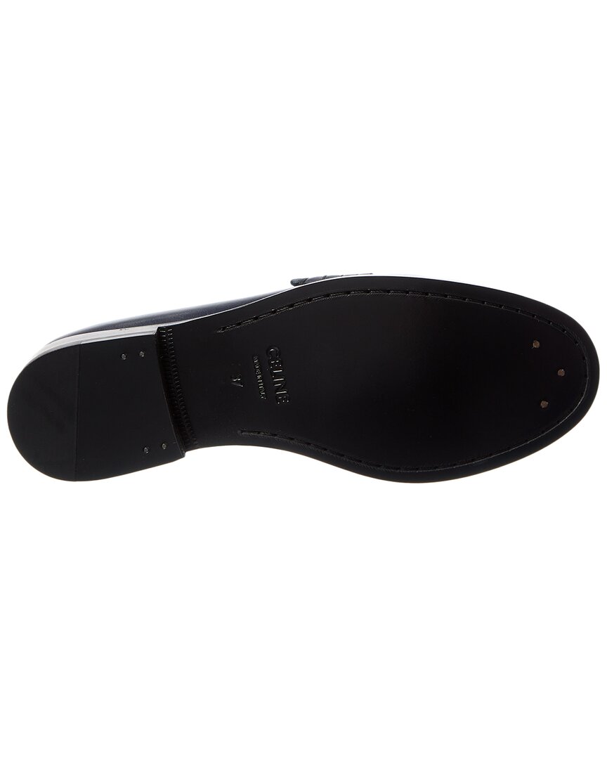 Celine Logo Leather Loafer