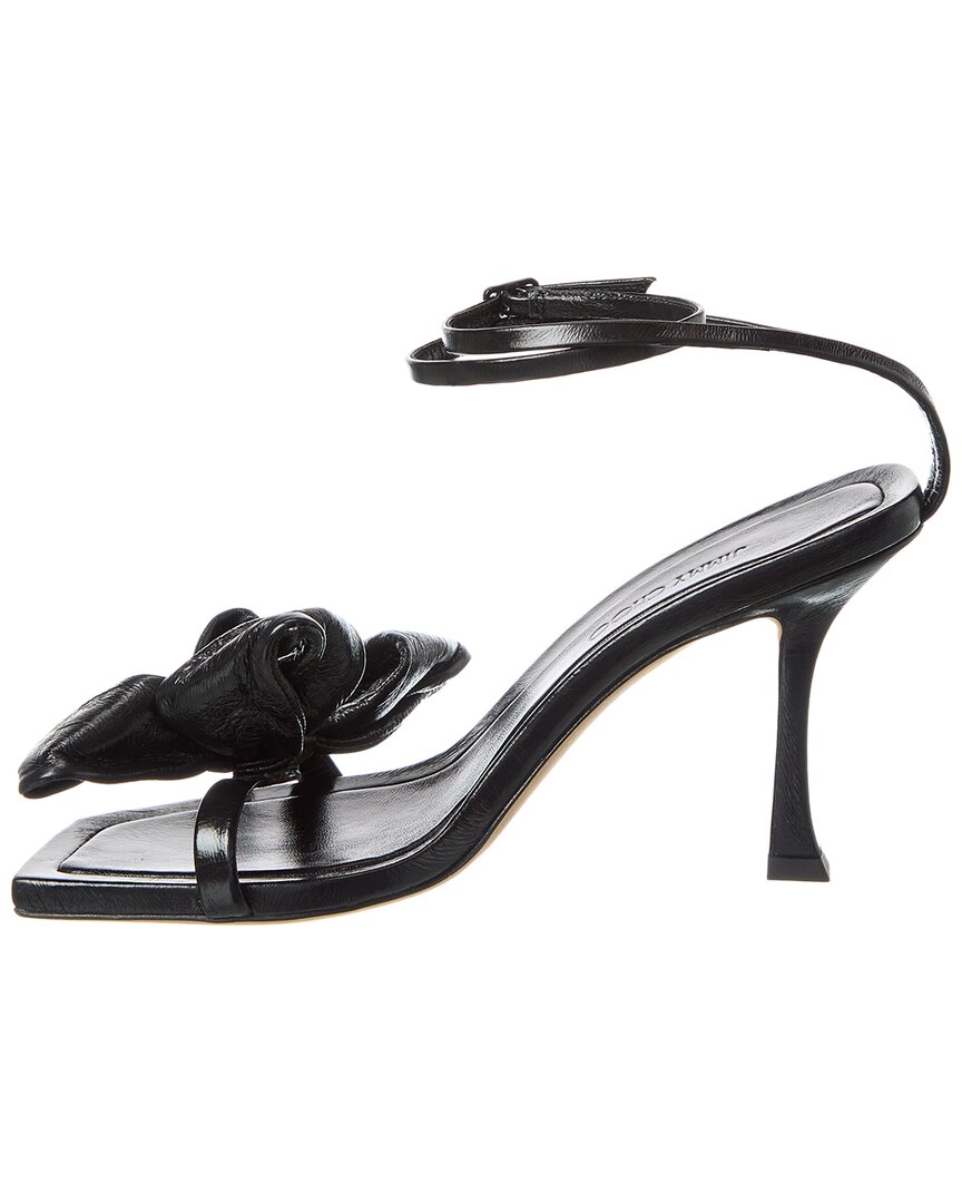Jimmy Choo Staz 90 Leather Sandal