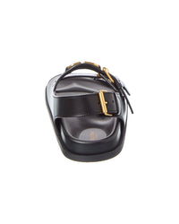 Valentino Vlogo Leather Sandal