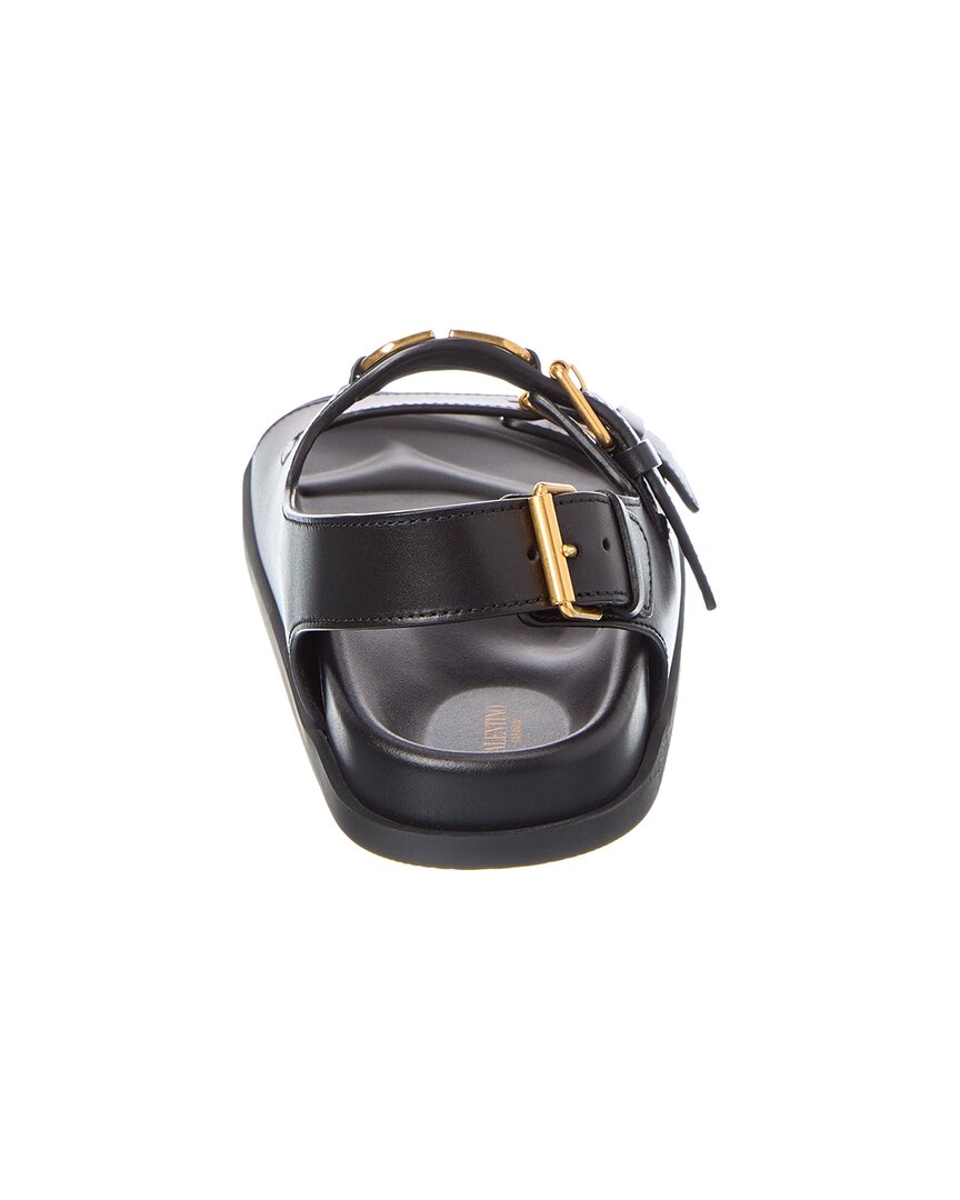 Valentino Vlogo Leather Sandal