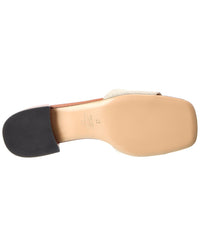 Valentino Vlogo Canvas & Leather Sandal