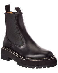 Proenza Schouler Proenza Schouler Round Toe Leather Bootie