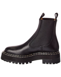 Proenza Schouler Proenza Schouler Round Toe Leather Bootie