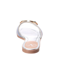 Valentino Vlogo Signature Leather Sandal