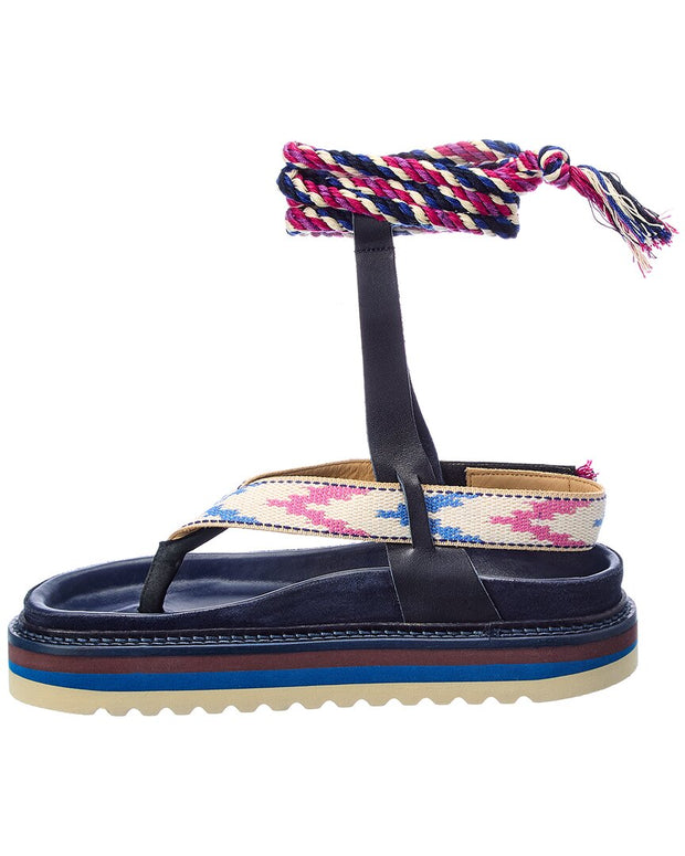 Isabel Marant Edeme Leather Sandal