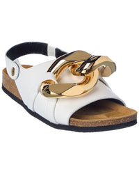 Jw Anderson Chain Leather Sandal Pink 35