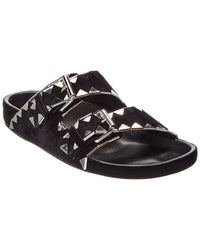 Isabel Marant Lennyo Suede Sandal Black