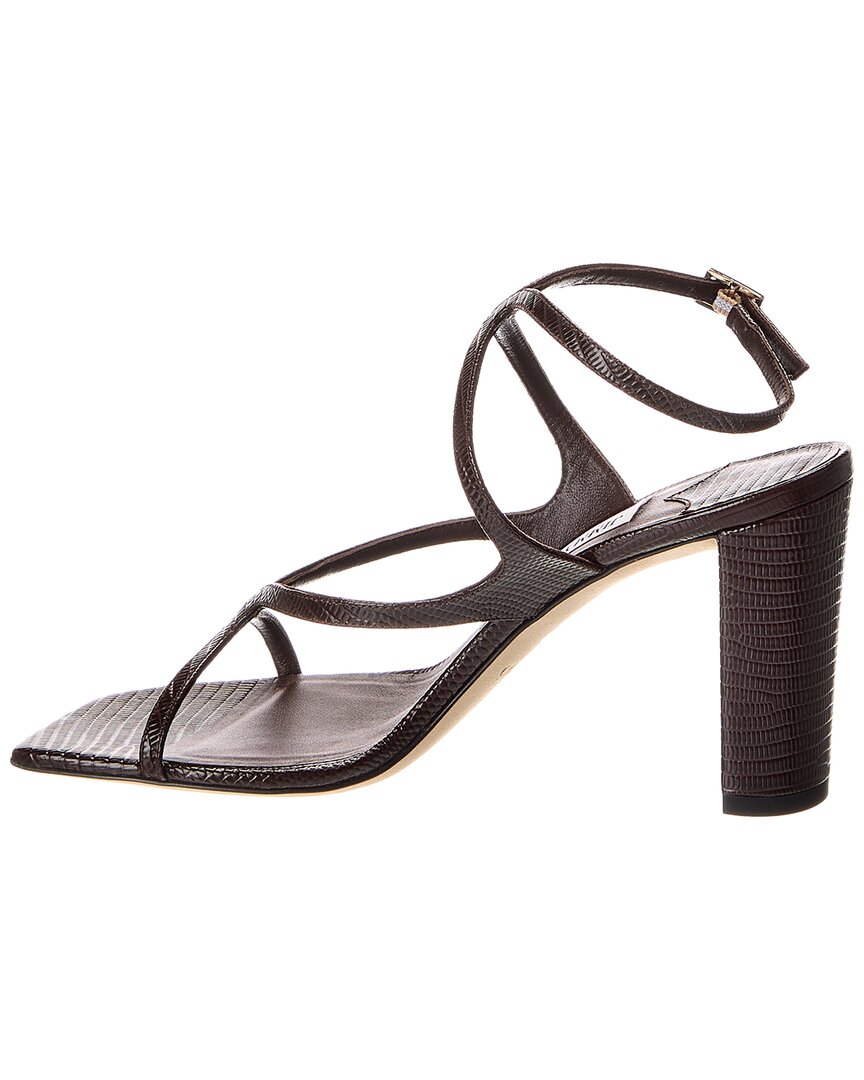 Jimmy Choo Jimmy Choo Azie 85 Lizard-Embossed Leather Sandal