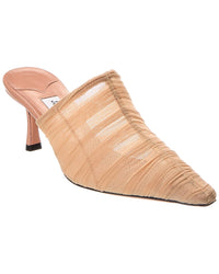 Jimmy Choo Jimmy Choo Lotta 65 Ruched Tulle Mule