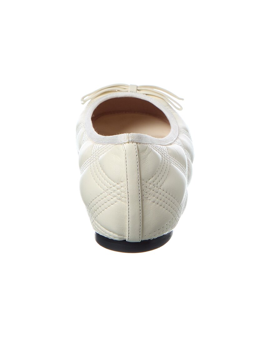 Valentino Bow Quilted Leather Flat