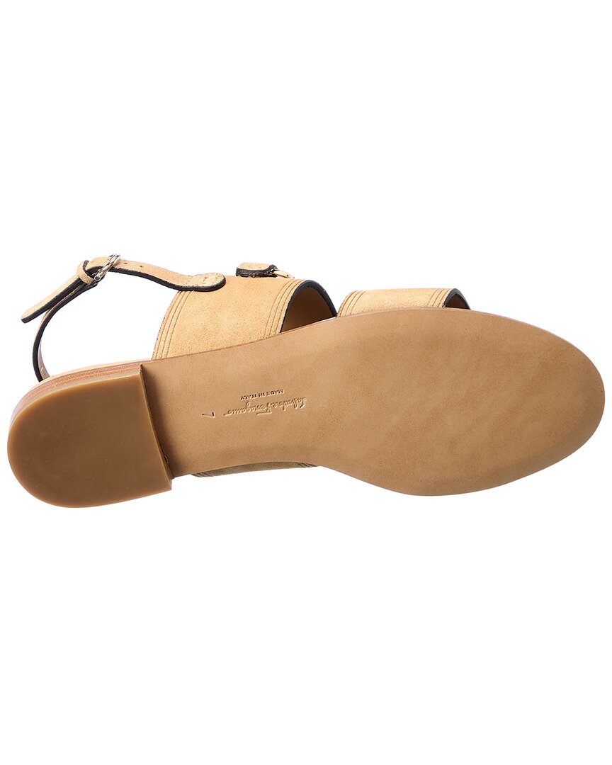Ferragamo Chaim Suede Sandal