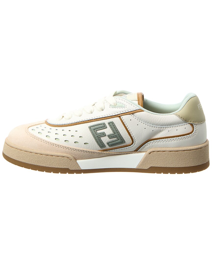Fendi Match Leather & Suede Sneaker