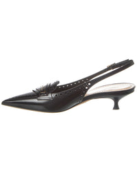 Dior Boy Leather Slingback Pump