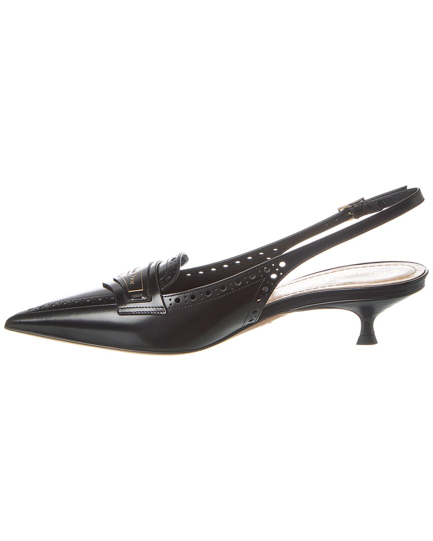 Dior Boy Leather Slingback Pump