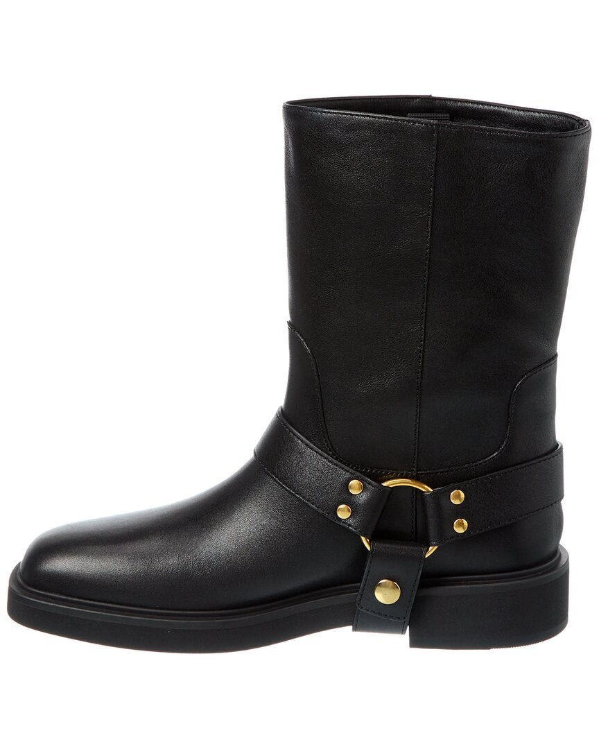 Valentino Vlogo Signature Leather Boot