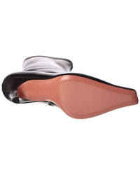 AMINA MUADDI Amina Muaddi Jamie Stretch Leather Bootie