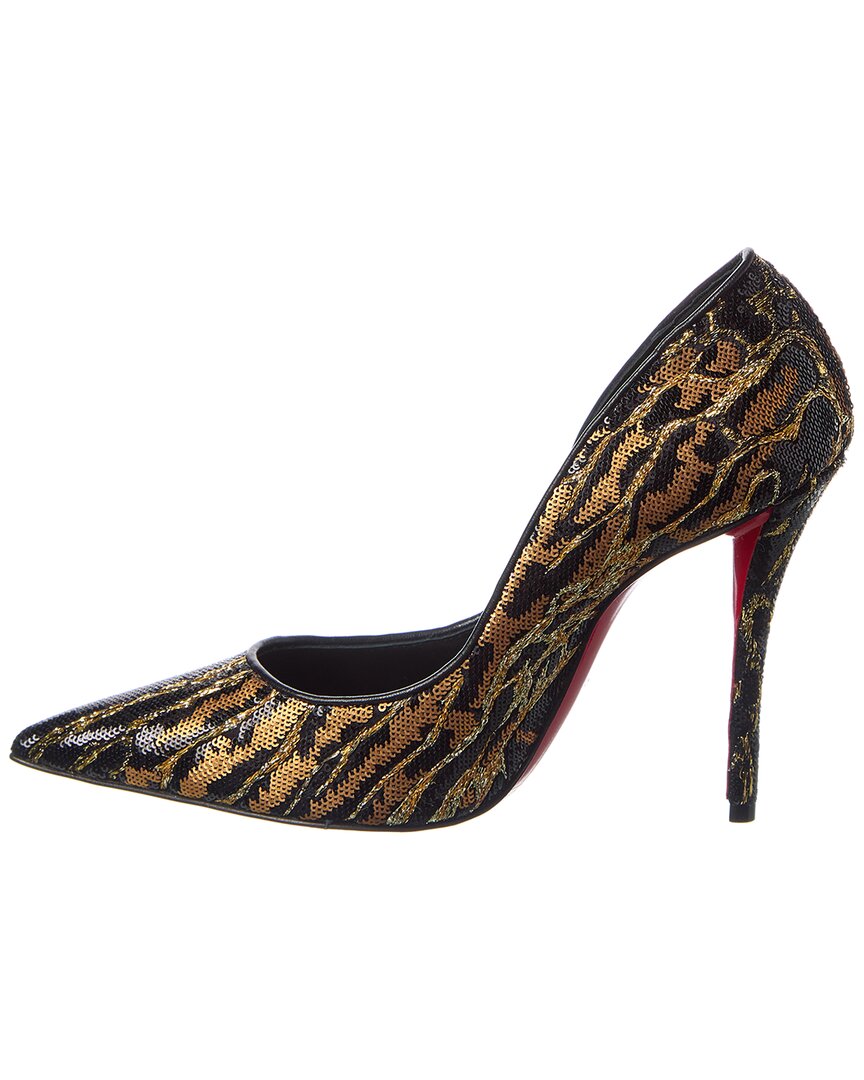 Christian Louboutin Miss Z Ocelot 100 Leather Pump – Bluefly