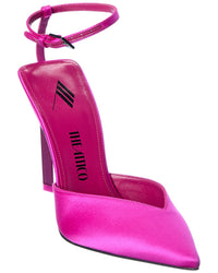 The Attico Perine Satin Pump Purple