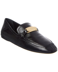 Ferragamo New Vara Buckle Leather Loafer Black
