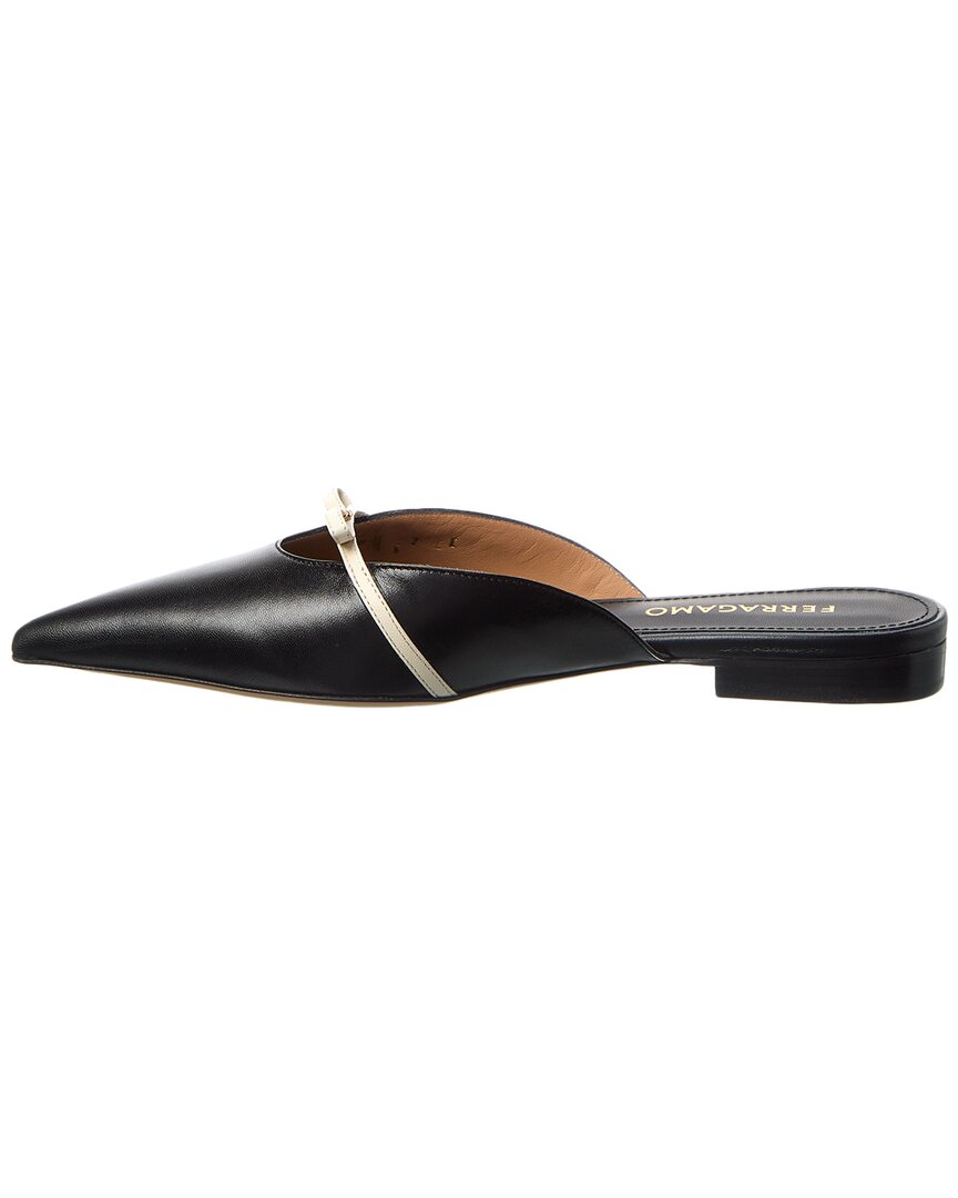 Ferragamo Bow Mini Leather Mule