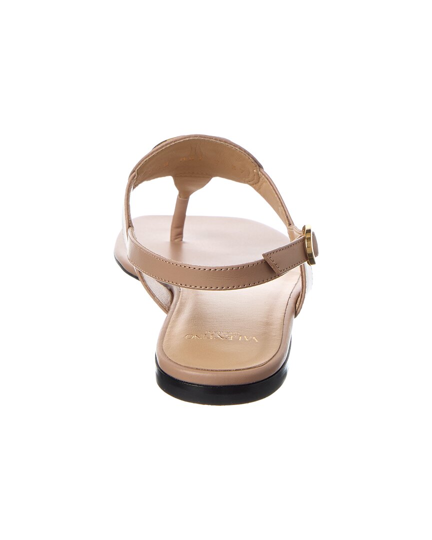 Valentino Vlogo Signature Leather Sandal