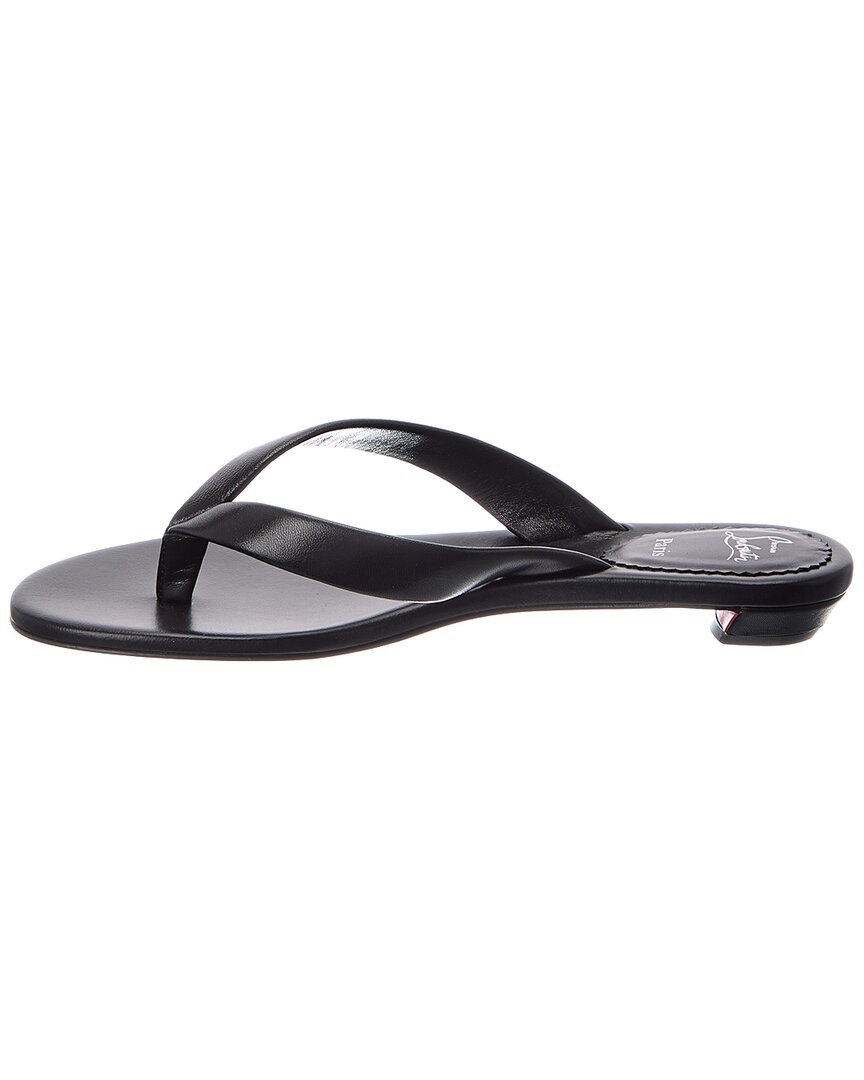Christian Louboutin Christian Louboutin Miss Z Thong Leather Sandal