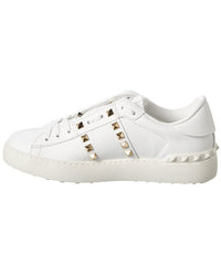 Valentino Rockstud Untitled Leather Sneaker