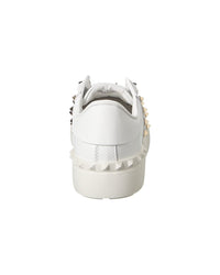 Valentino Rockstud Untitled Leather Sneaker
