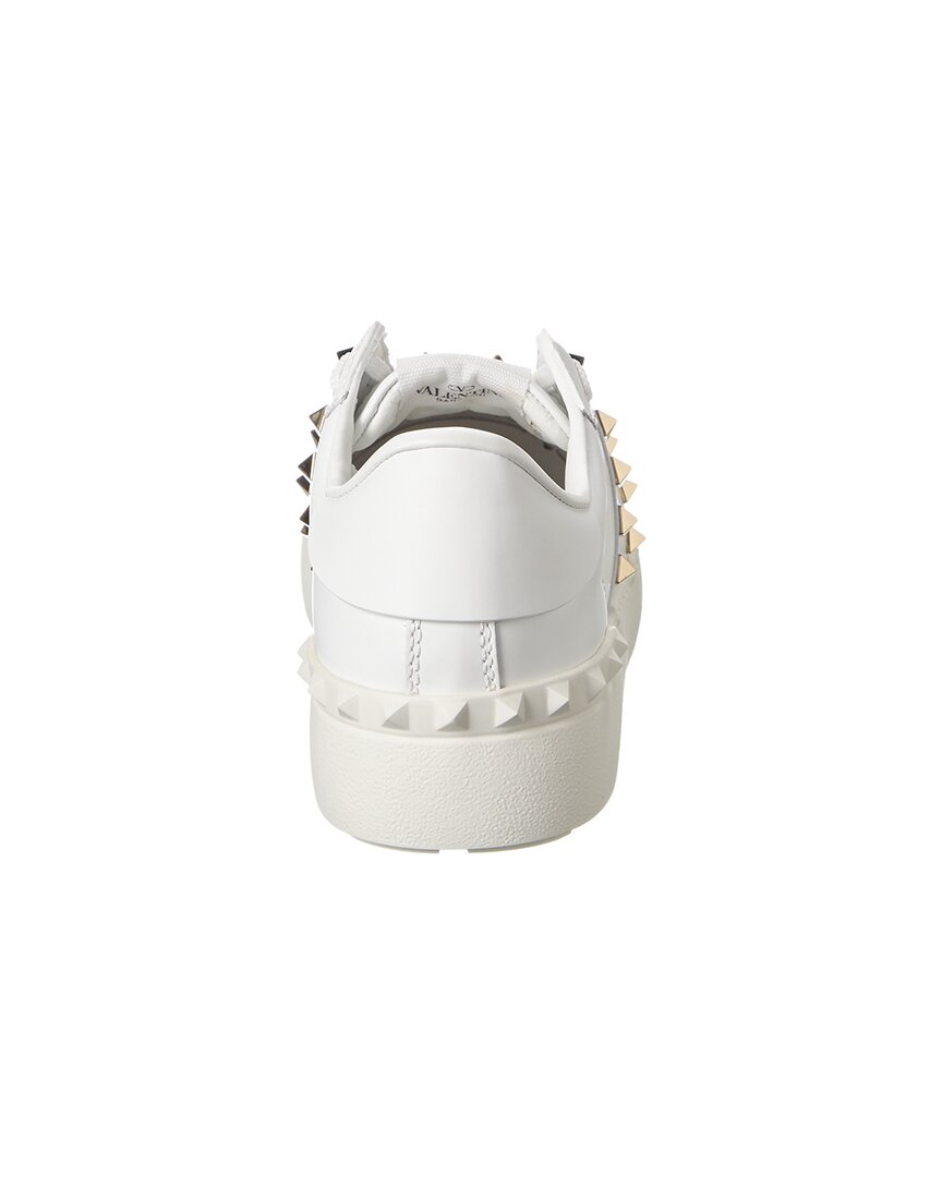 Valentino Rockstud Untitled Leather Sneaker