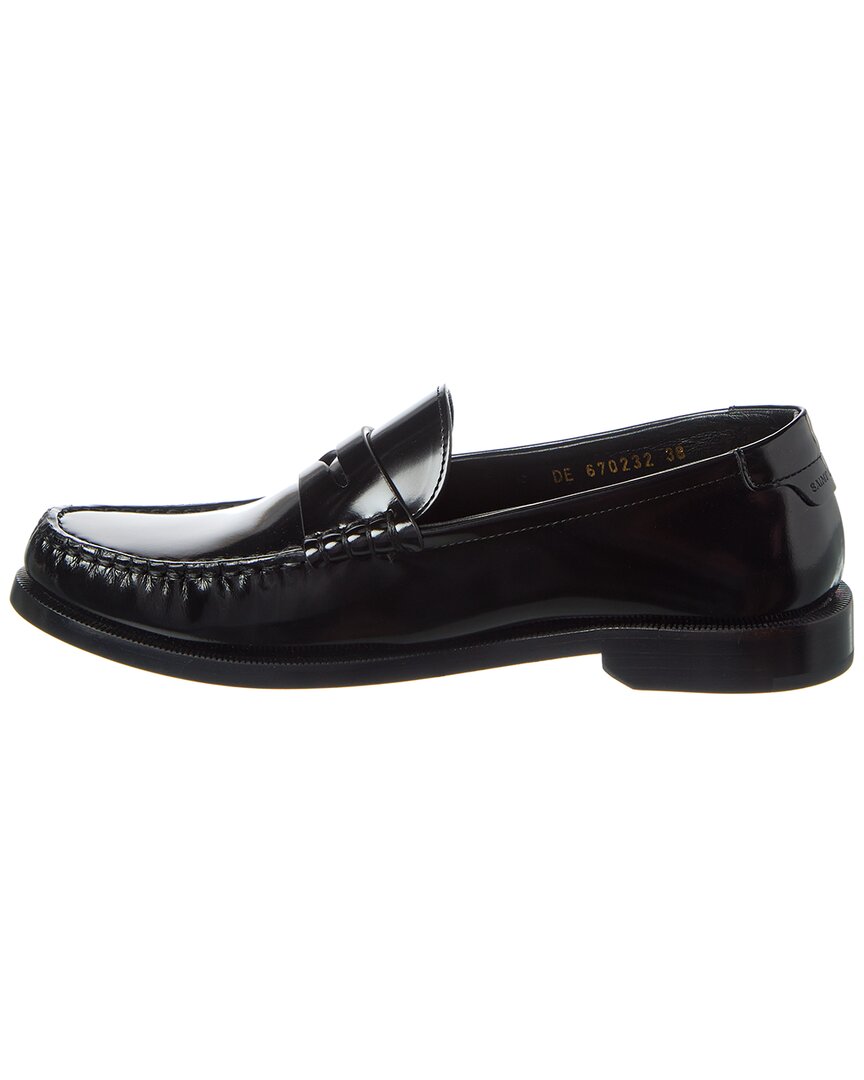 Saint Laurent Le Monogram Leather Loafer