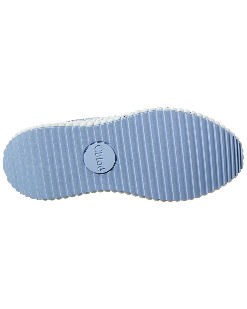 Chloé Nama Leather & Suede Sneaker