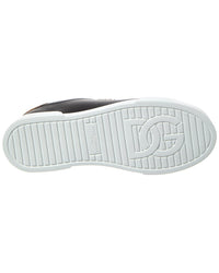 Dolce & Gabbana Portofino Lettering Leather Sneaker