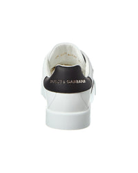 Dolce & Gabbana Dg Logo Patch Leather Sneaker
