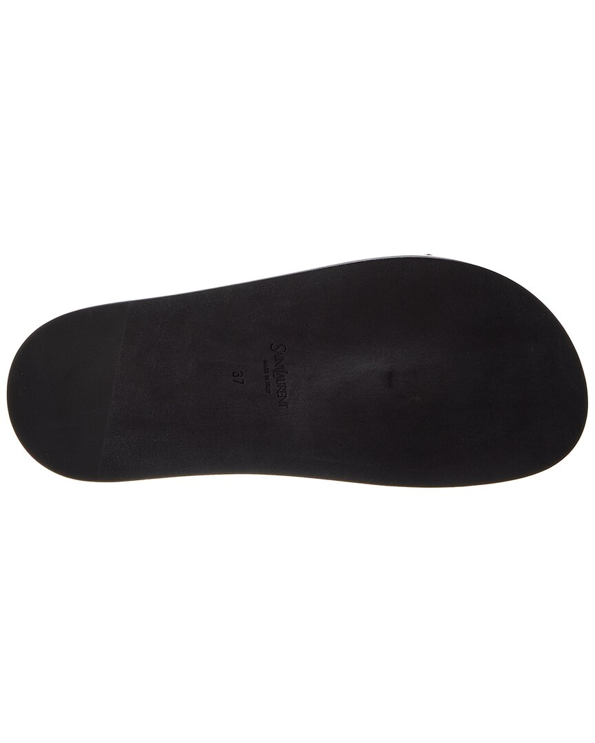 Saint Laurent Nichols Leather Slide