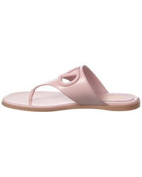 Valentino Vlogo Signature Leather Sandal