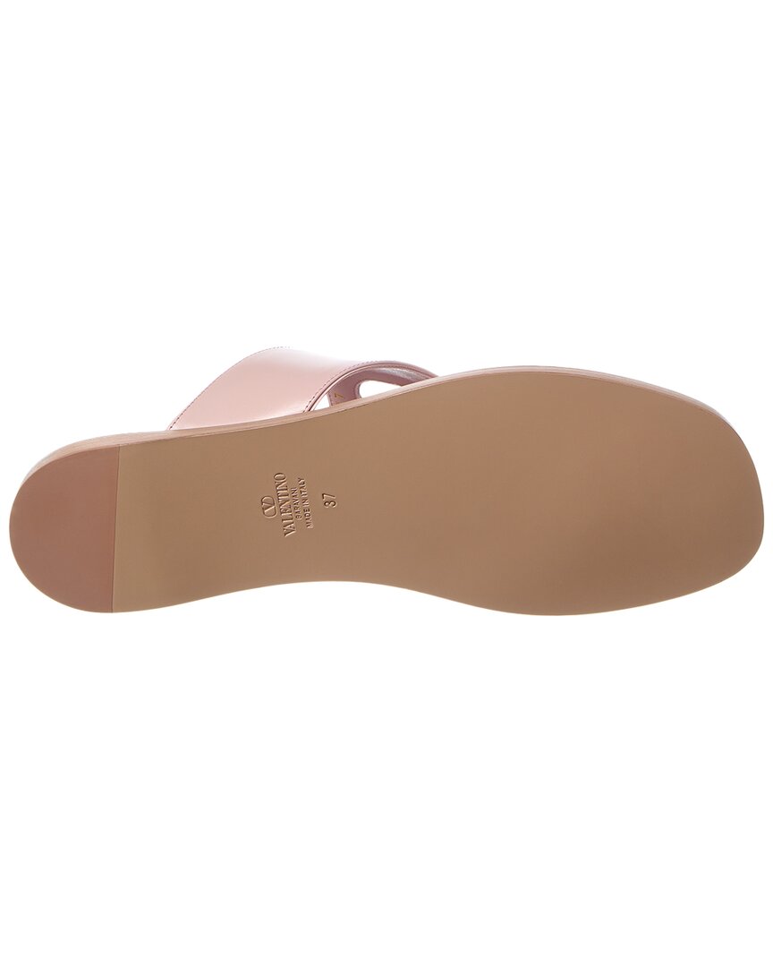 Valentino Vlogo Signature Leather Sandal