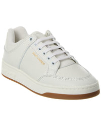 Saint Laurent Sl/61 Leather Sneaker 36 White