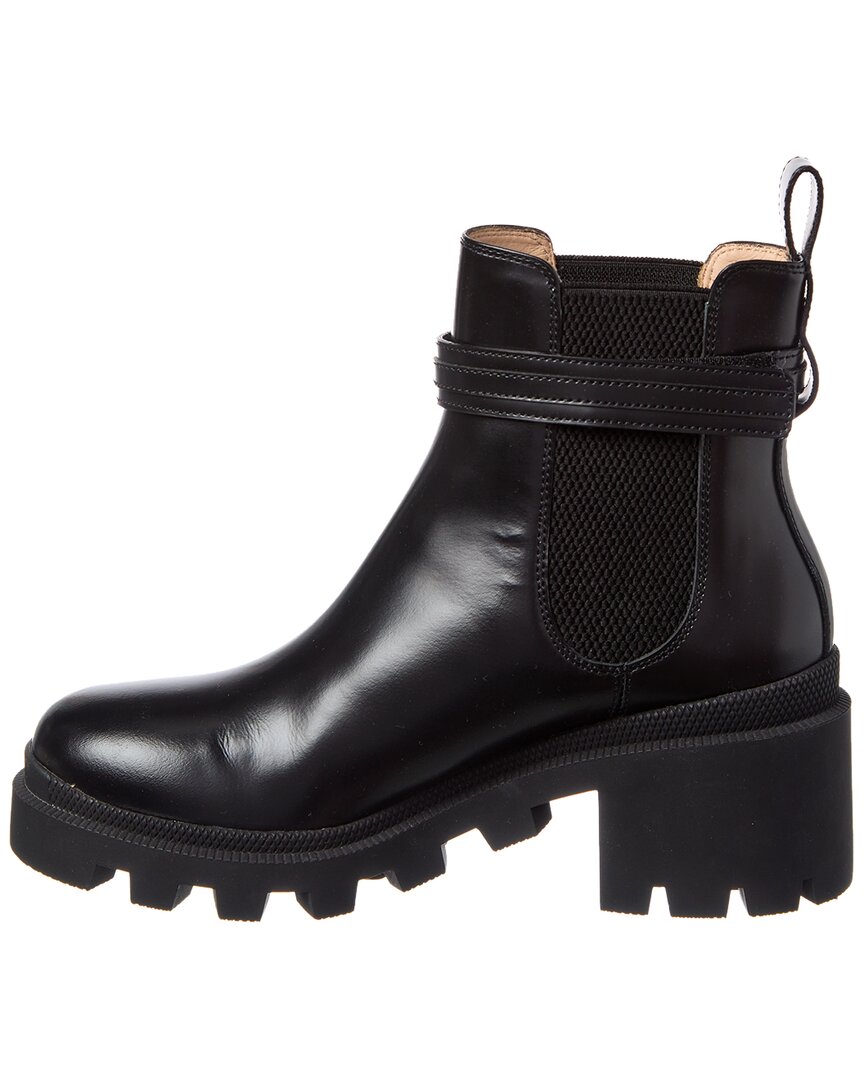 Gucci Logo Leather Boot